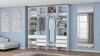 Высокий Стеллаж для одежды Мирта 67 BMS