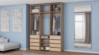 Напольный Стеллаж для одежды Мирта 95 BMS