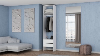 Стеллаж для одежды Мирта 31 BMS ширина 40-50 см