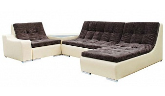 Угловой диван Плаза BMS коричневого цвета