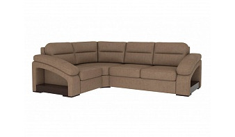 Угловой диван Рокси У BMS коричневого цвета