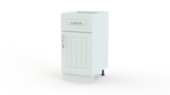 Шкаф напольный Снежная королева с 1 ящиком и дверью BMS