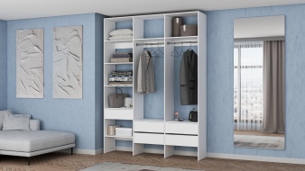 Встраиваемый Стеллаж для одежды Мирта 53 BMS