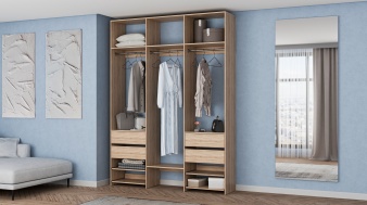 Напольный Стеллаж для одежды Мирта 92 BMS