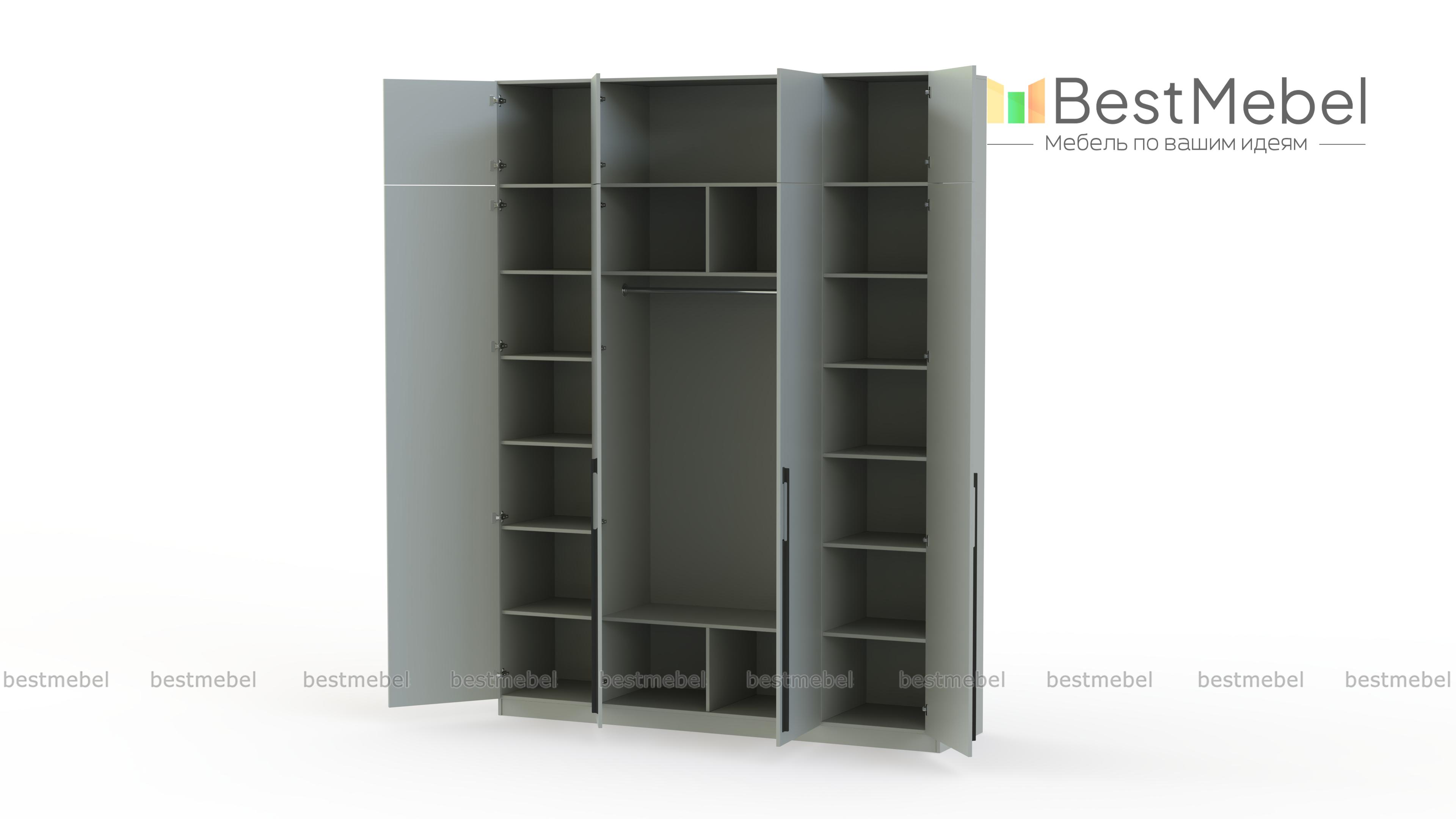 Шкаф распашной Аврил 13 BMS - Фото