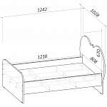 Чертеж Детская кровать  ДУ-КО12-10 BMS