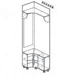 Чертеж Прихожая угловая Данте 4 BMS