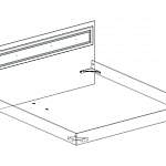 Чертеж Кровать Эвридика BMS