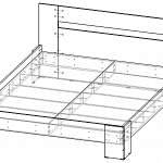 Чертеж Кровать Элика BMS