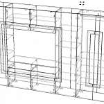 Чертеж Стенка Стайл Люкс 6 BMS