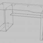 Чертеж Геймерский стол Свон-12 BMS