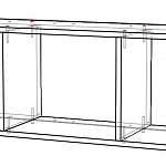 Чертеж Полка настенная Билли BMS