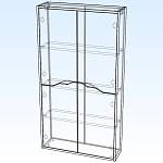 Схема сборки Шкаф-пенал в ванную Ристо 4 BMS