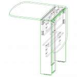 Чертеж Кухонный стол СТК-6 BMS