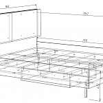 Чертеж Кровать Поллукс 12 BMS