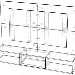 Чертеж Панель для ТВ Фелиция 16 BMS