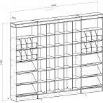 Чертеж Стеллаж Альберт 6 BMS