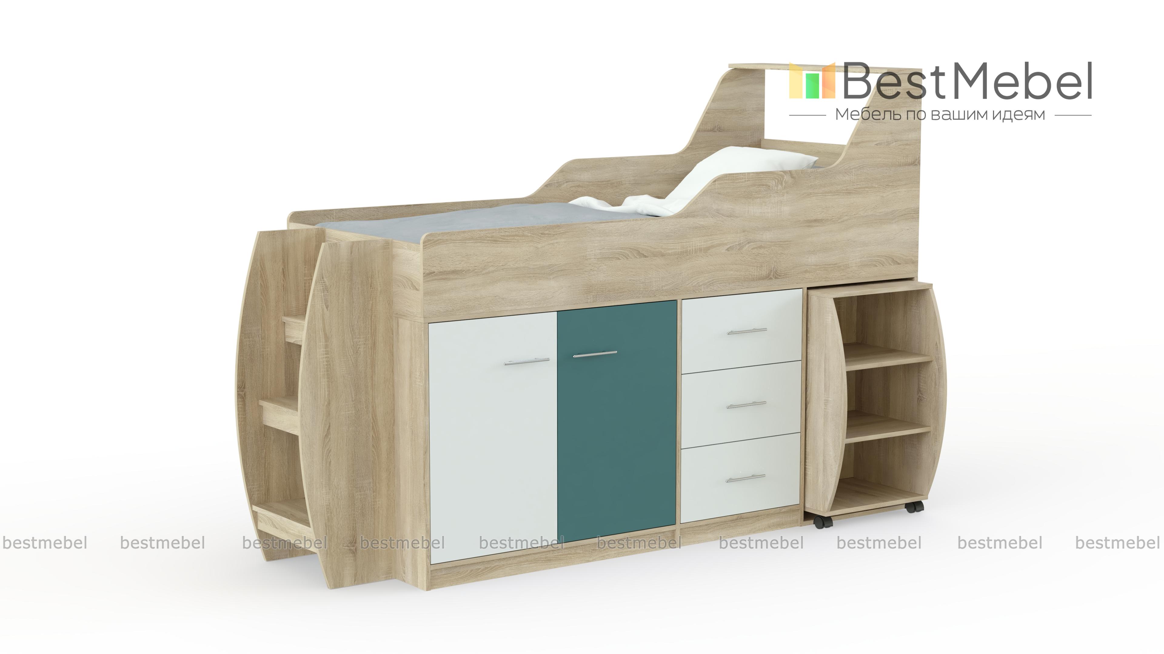 Кровать-чердак Минимакс BMS - Фото