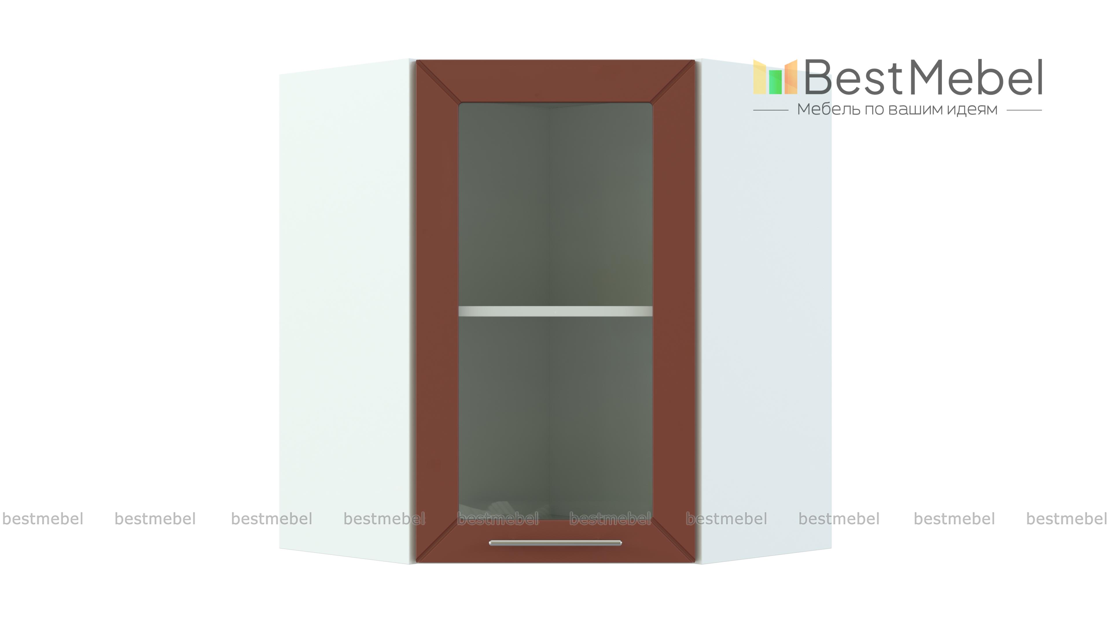 Шкаф верхний угловой Тетчер BMS - Фото