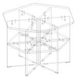 Схема сборки Журнальный стол Frame BMS