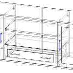 Чертеж Тумба под ТВ-2 BMS