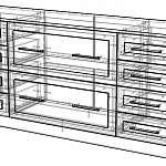 Чертеж Комод Карлос-043 BMS