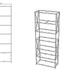 Чертеж Стеллаж Сатин 17 BMS