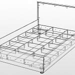 Чертеж Кровать Валерия Квадро 5,8 BMS