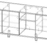 Схема сборки Тумба под ТВ Патрис 11 BMS
