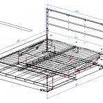 Чертеж Кровать Прага BMS