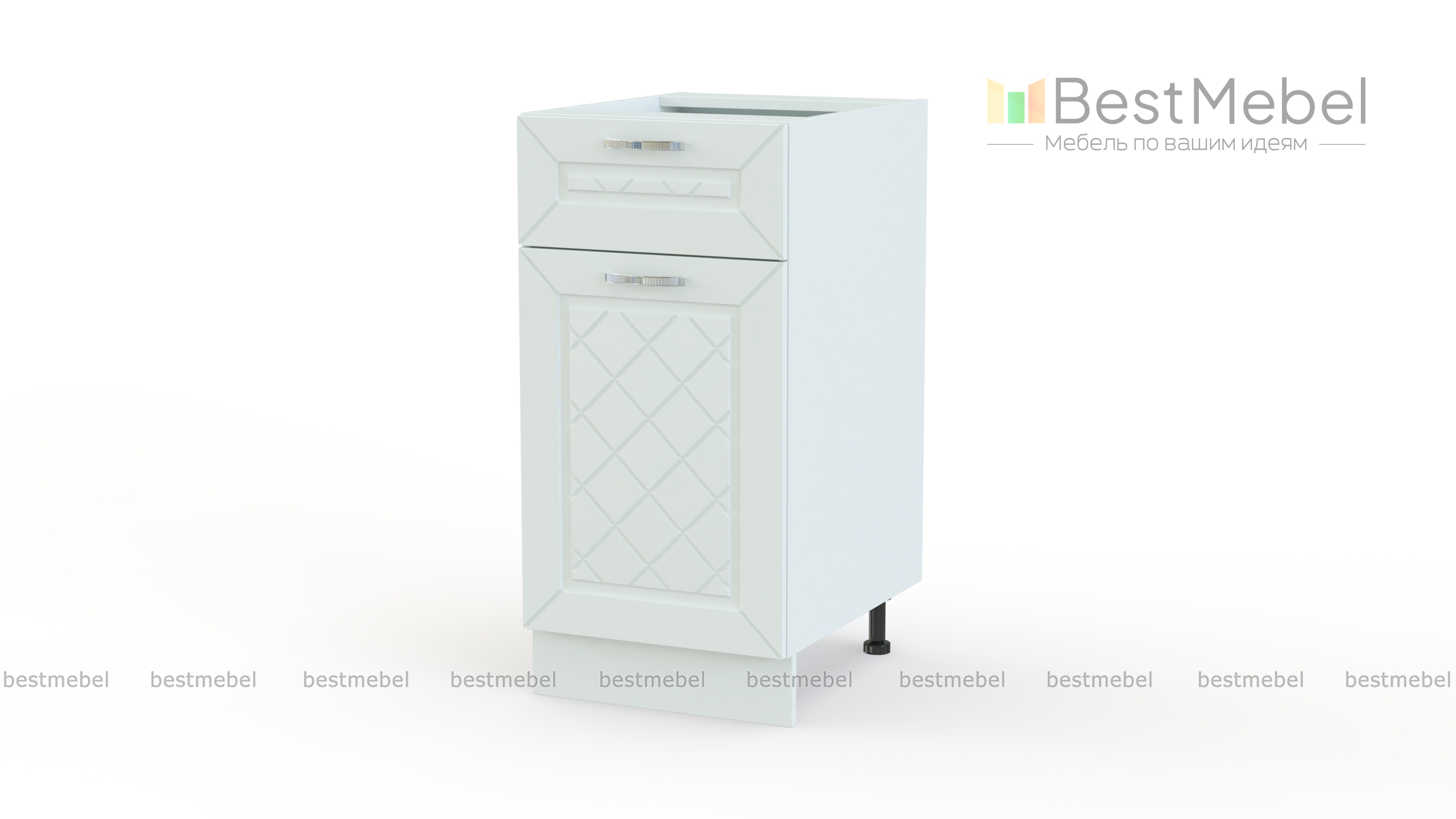 Шкаф нижний 1 дверь 1 ящик Агава BMS