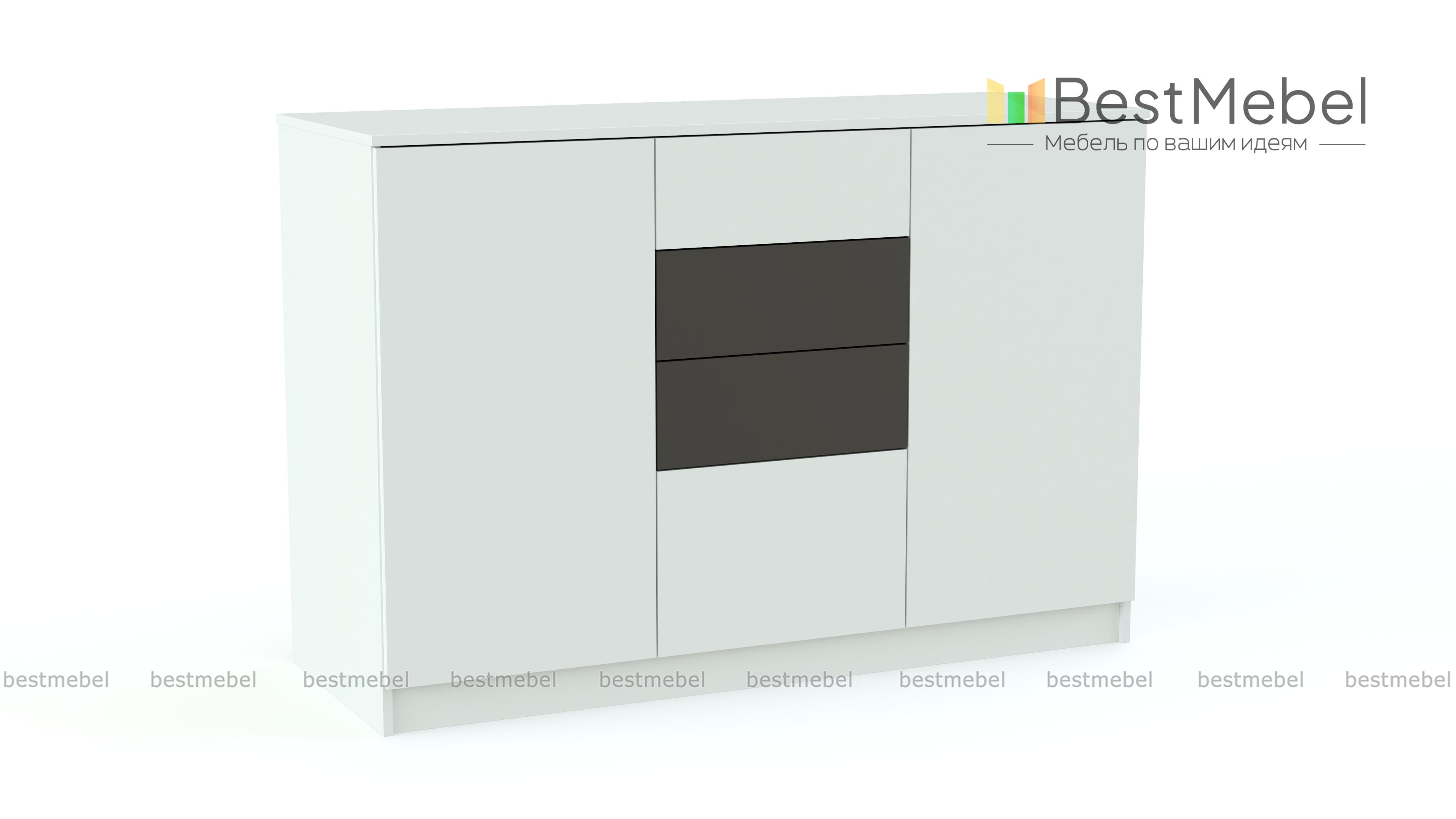 Комод Шайн 17 глянцевый BMS - Фото