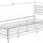 Чертеж Кровать Полло 14 BMS