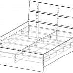 Чертеж Кровать Неаполь BMS
