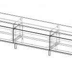 Чертеж ТВ тумба PEY15 BMS