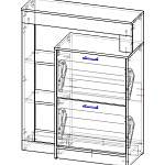 Чертеж Тумба для обуви Ф-25 BMS