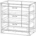 Комод Сонгесанд Songesand 4