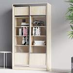 ЭСКИЗ Книжный шкаф-купе Джолион 10 BMS (900х2300х500)