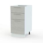 Шкаф нижний 300мм 3 ящика Капля BMS - Фото 5