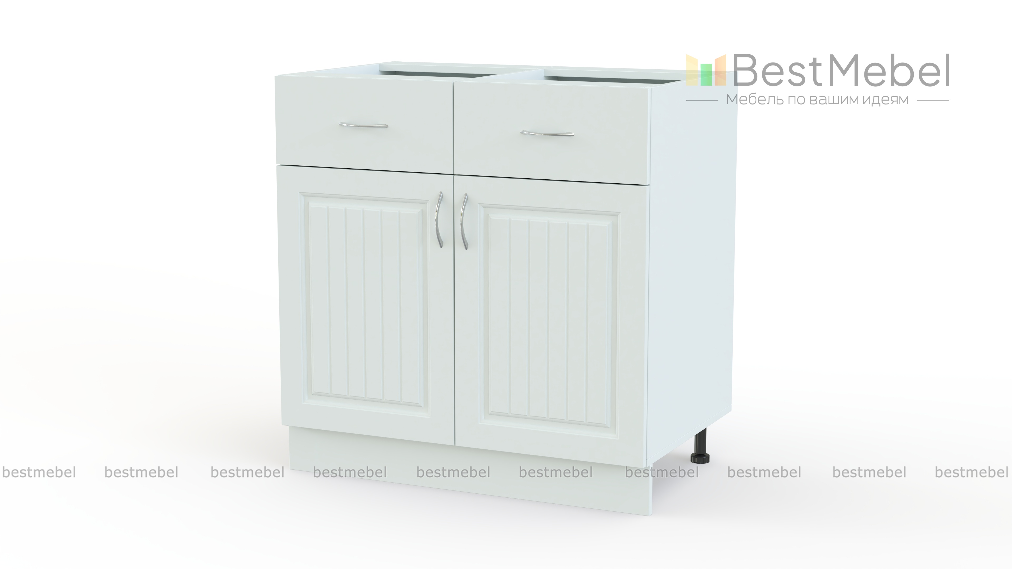 Тумба напольная Николь 2я2дв BMS