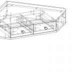 Чертеж Туалетный стол Нейма 1 BMS