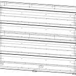 Чертеж Комод А 3012 без зеркала BMS