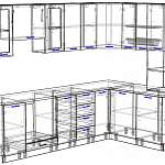 Чертеж Кухня Европа В-1 BMS