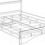 Чертеж Кровать Марта 2 BMS