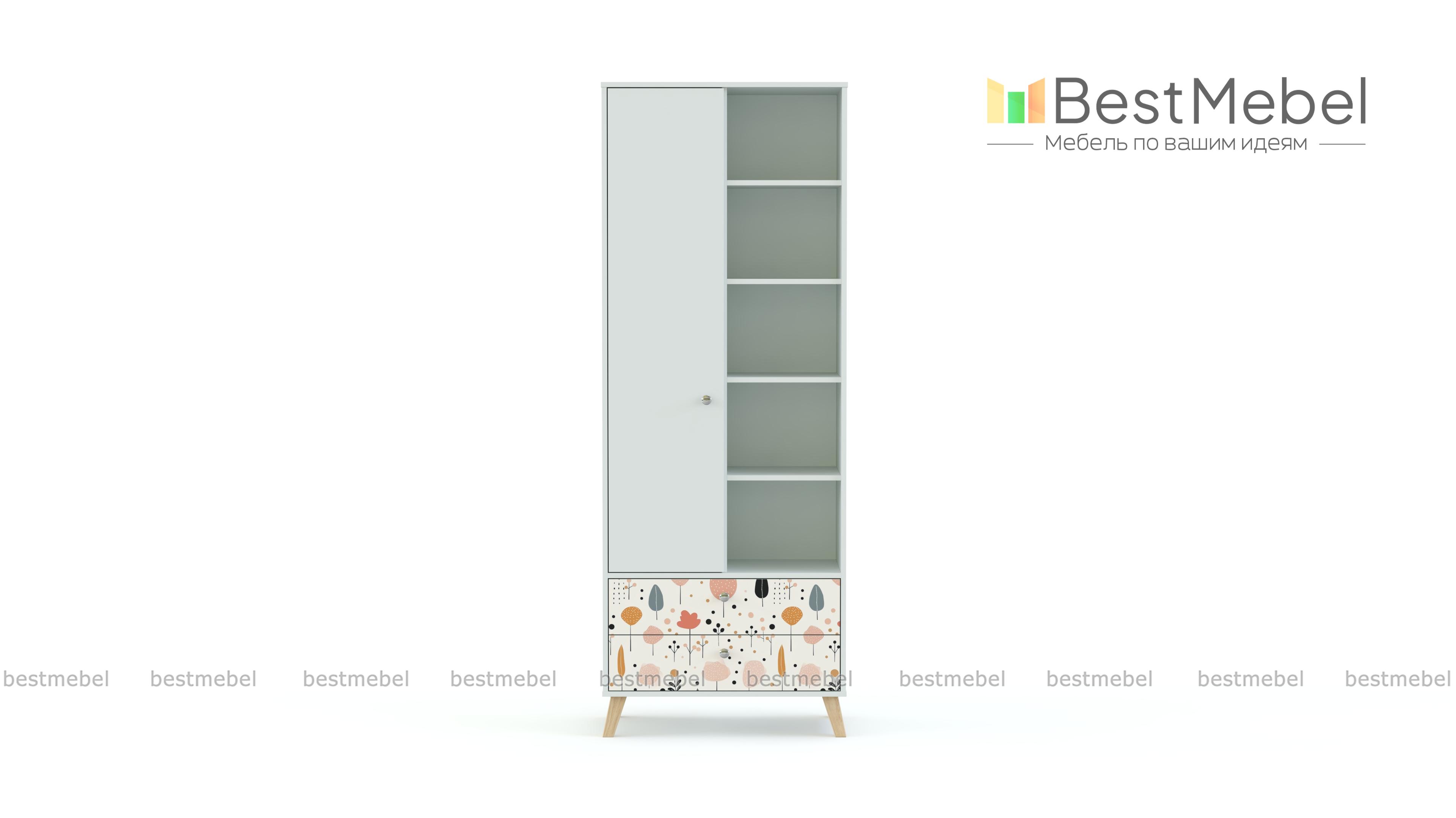 Шкаф распашной Эльза 2 BMS - Фото