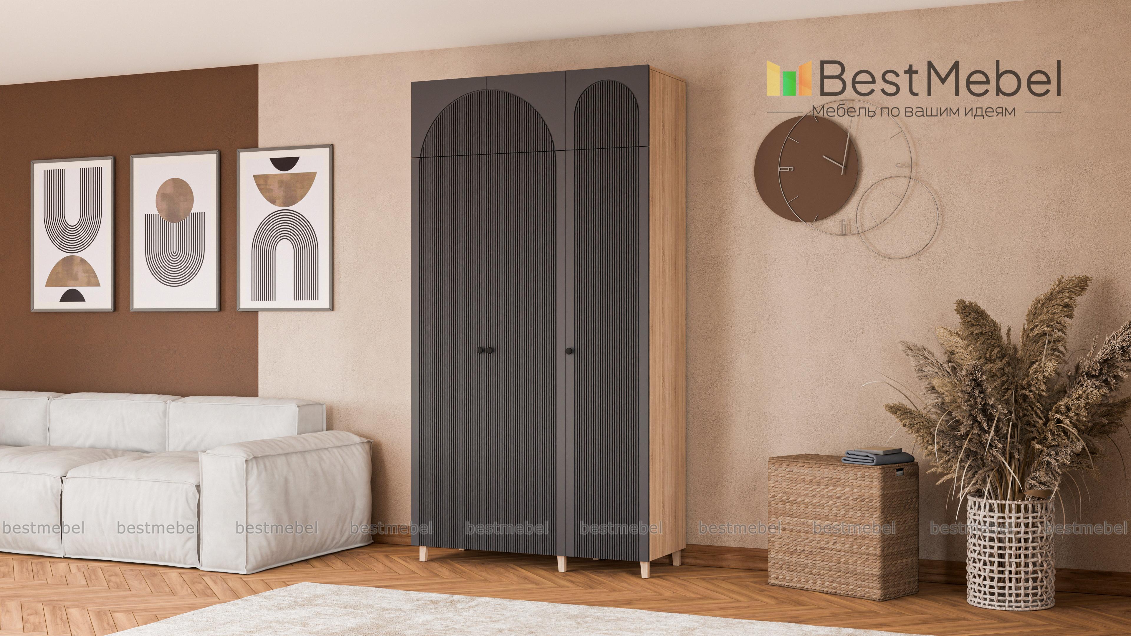 Шкаф распашной Вивьен 8 BMS - Фото