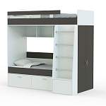 Двухъярусная кровать Белла 6 со шкафом BMS - Фото 5