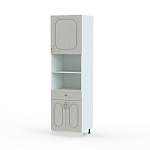 Шкаф пенал с дверцами и 1-м ящиком Настя 2 BMS - Фото 5