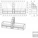 Чертеж Детская кровать Пример 11 с перегородкой BMS