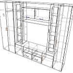 Схема сборки Стенка для гостиной Долли 12 BMS